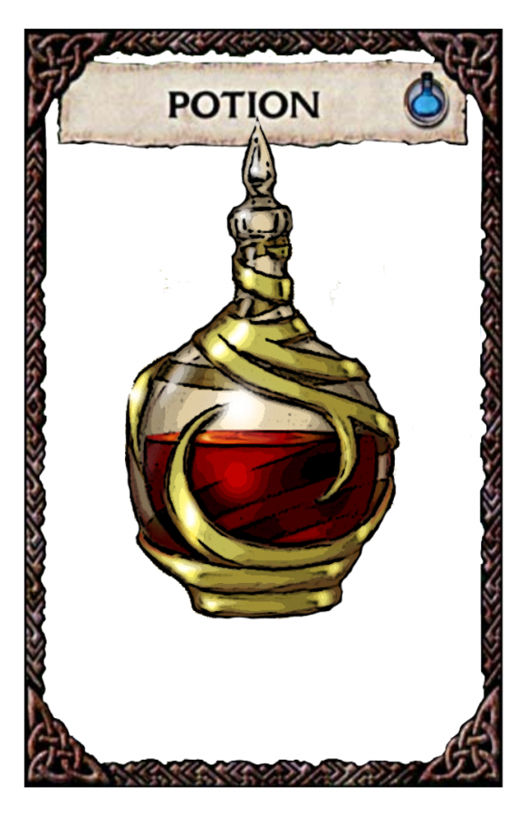 Potion - potion de soins importants - Dos